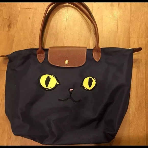 Authentic Longchamp Le Pliage MIAOU Cat Bag Authentic Longchamp Le Pliage MIAOU Cat Bag